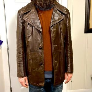 ‘Wilson’s House of Suede’ Vintage Mens Leather Jacket